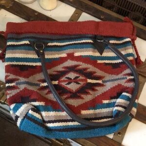 EUC Southwestern Patterned Tote Bag